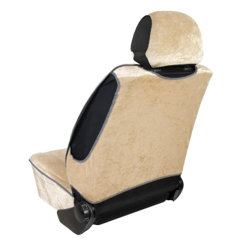 Mata pokrowiec samochodowy ergonomiczny XL welur Beżowy